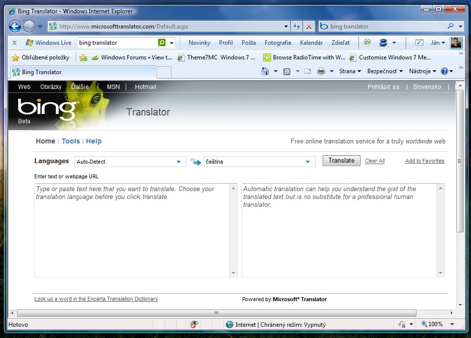 Microsoft má Bing Translate – preklad textu alebo ...
