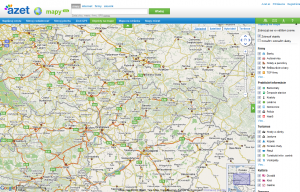 Mapy, mapa slovenska, automapa - Mapy.Azet.sk